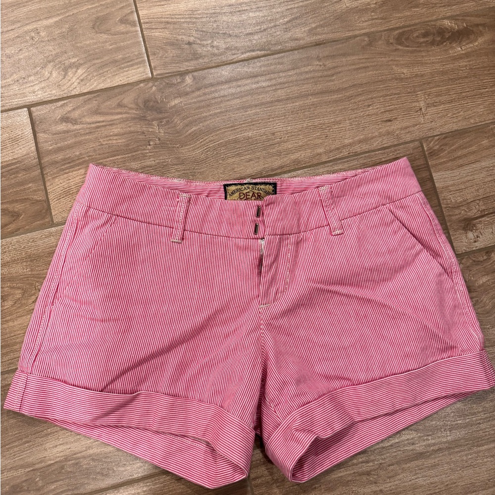 Dear John Pink Bermuda Shorts Washed Cotton